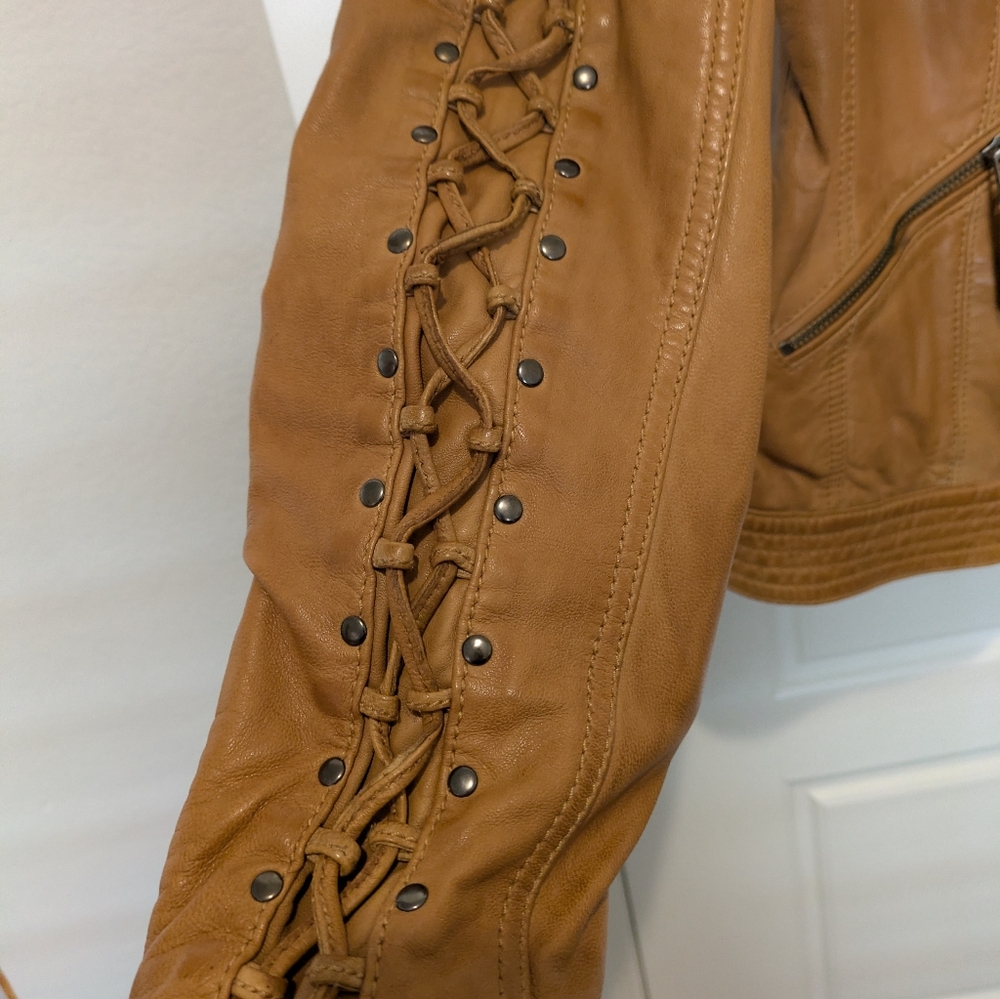 NWOT Scully Leather Jacket Size M - Picture 6 of 7